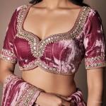 Boat neck blouse