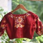square neck blouse