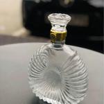 Oval luxury glass bottle oval wine decenter