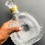 Oval luxury glass bottle oval wine decenter