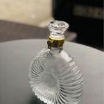 Oval luxury glass bottle oval wine decenter