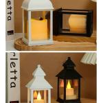 Plastic lantern whith candle