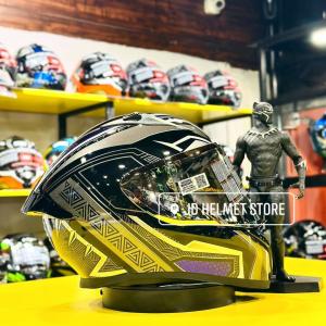 Vega Marvel black panter fullface helmet