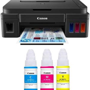 Brother Ink Tank DCP-T226 All in One (Print Scan Copy) Color Printer Best for Home, 64 MB Memory, 150 Sheet Paper Tray, USB, Print Up to 7.5 K Pages in Black and 5 K in Color Each for (CMY)
