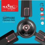 Havells 1200mm Ambrose BLDC Motor Ceiling Fan | Remote Controlled, High Air Delivery Fan | 5 Star Rated, Upto 60% Energy Saving, 2 Year Warranty | (Pack of 1, Pearl White Wood)